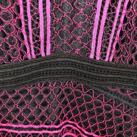 -Nanette Lepore Asymmetrical Lace Dress NWT 0 - Picture 6 of 12